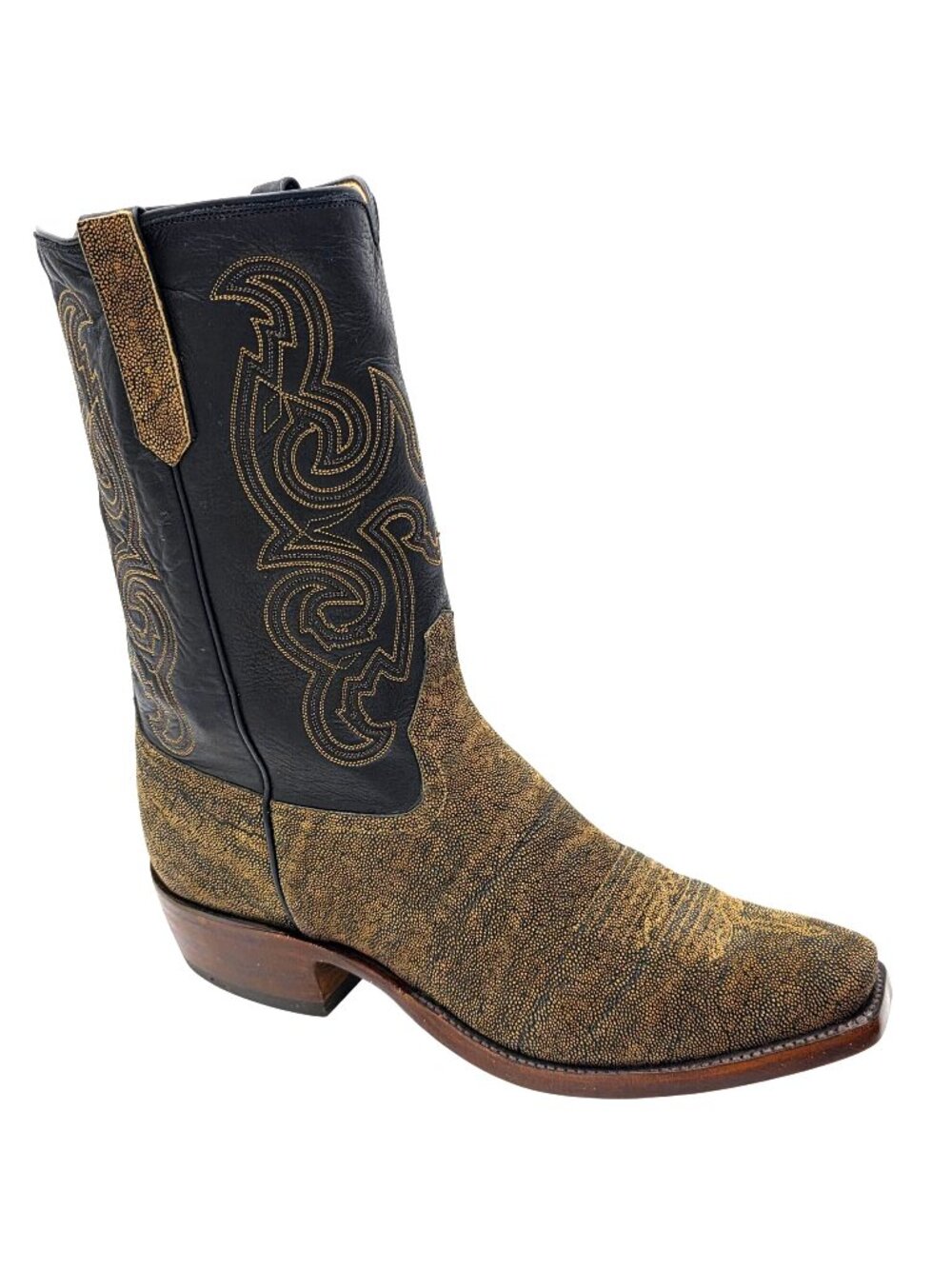 NEW Rios Elephant Mens 13D Exotic Safari Brown Western Roper Boots Cowboy 4130